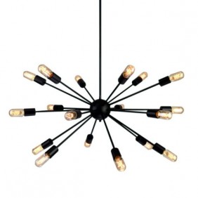 Lampa industrialna czarna