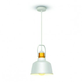 Lampa loft biała