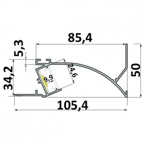 Profil LED TOPO