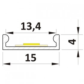 Profil LED nawierzchniowy P4-3