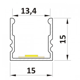 Profil LED nawierzchniowy P5-1