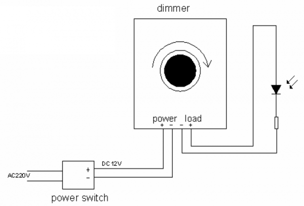 OLT.DIMMER-1 podłączenie