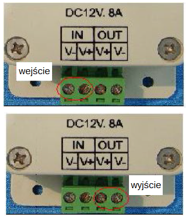 OLT.DIMMER-1 wejście-wyjście