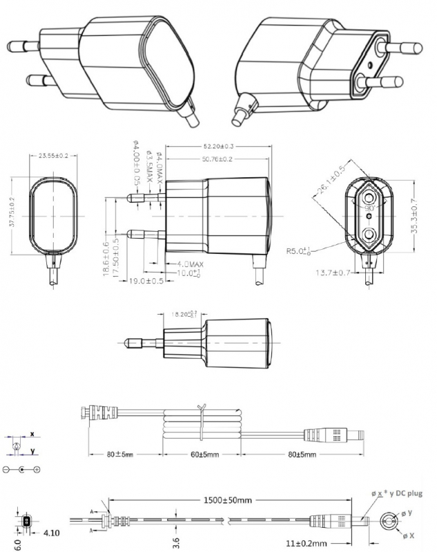 POS06100A-WH wymiary