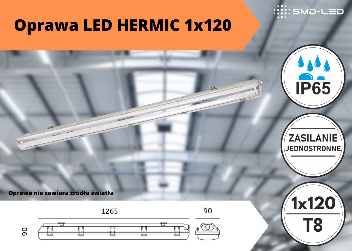 Oprawa Led Hermic 1X120 KFHCL1120
