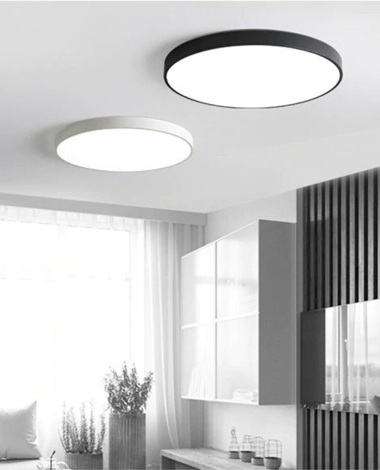 Plafon LED HOUSTON 36W 4000K czarny ID-4702
