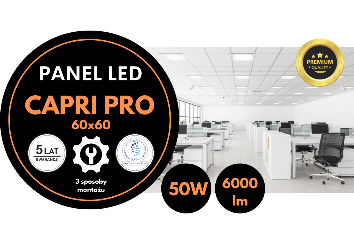 Panel Led Capri Pro 60X60 50W  KFCP50NB