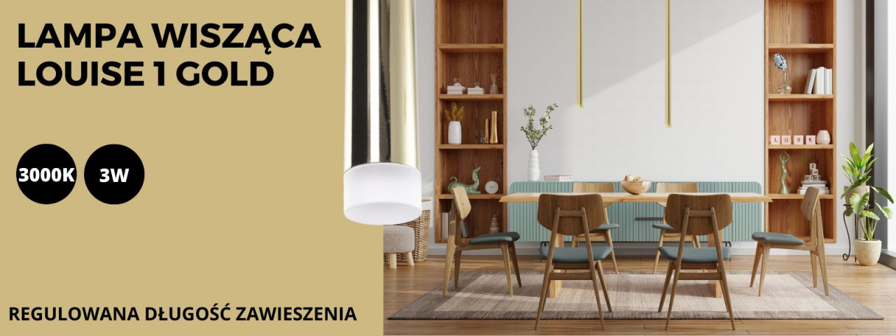 Lampa wisząca LOUISE 1 GO