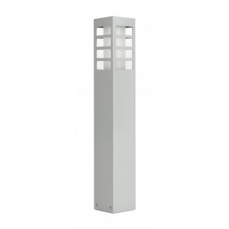 Lampa ogrodowa RADO III 2 AL 50 cm - SREBRNY