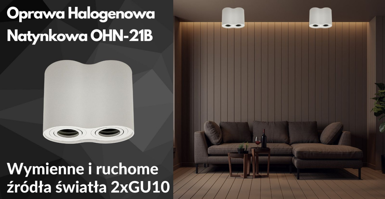 EC79963 Oprawa Halogenowa Natynkowa OHN-21B