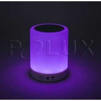 Lampka nocna RGB z głośnikiem Funny 5W violet