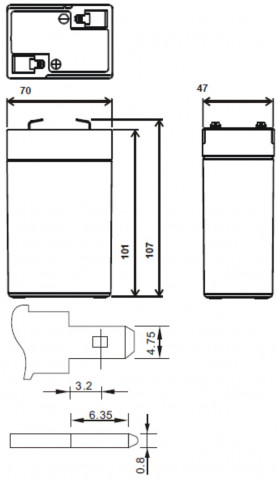 Akumulator MW 5-6 wymiary