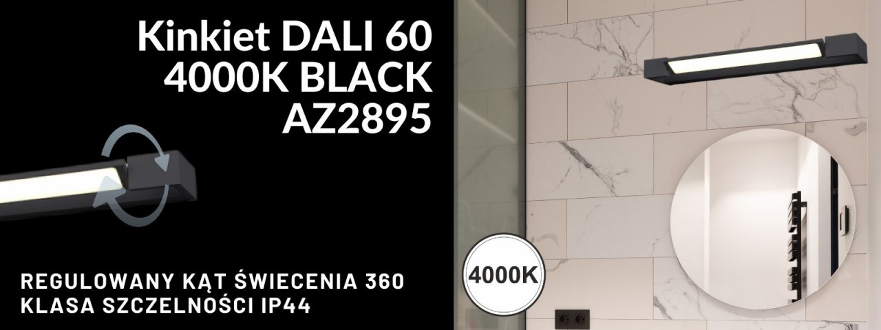 Kinkiet DALI 60 4000K BLACK AZ2895