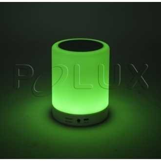 Lampka nocna RGB z głośnikiem Funny 5W green