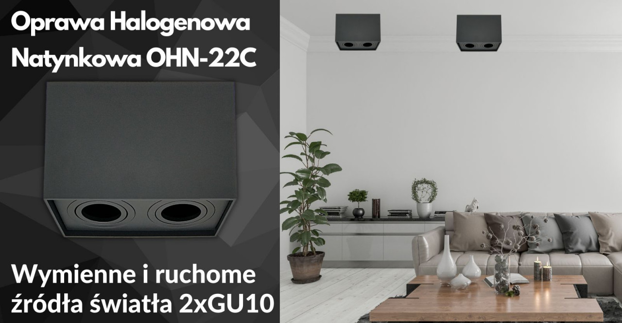 Oprawa Halogenowa Natynkowa OHN-22C EC79966