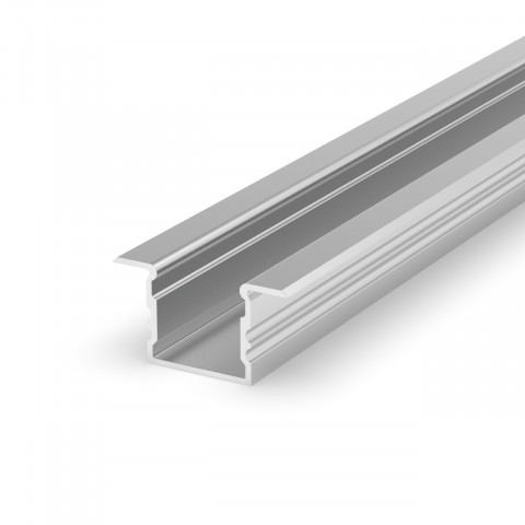 Profil podtynkowy LED P18-2 srebrny - 1 metrowy TECH-LIGHT 8618201
