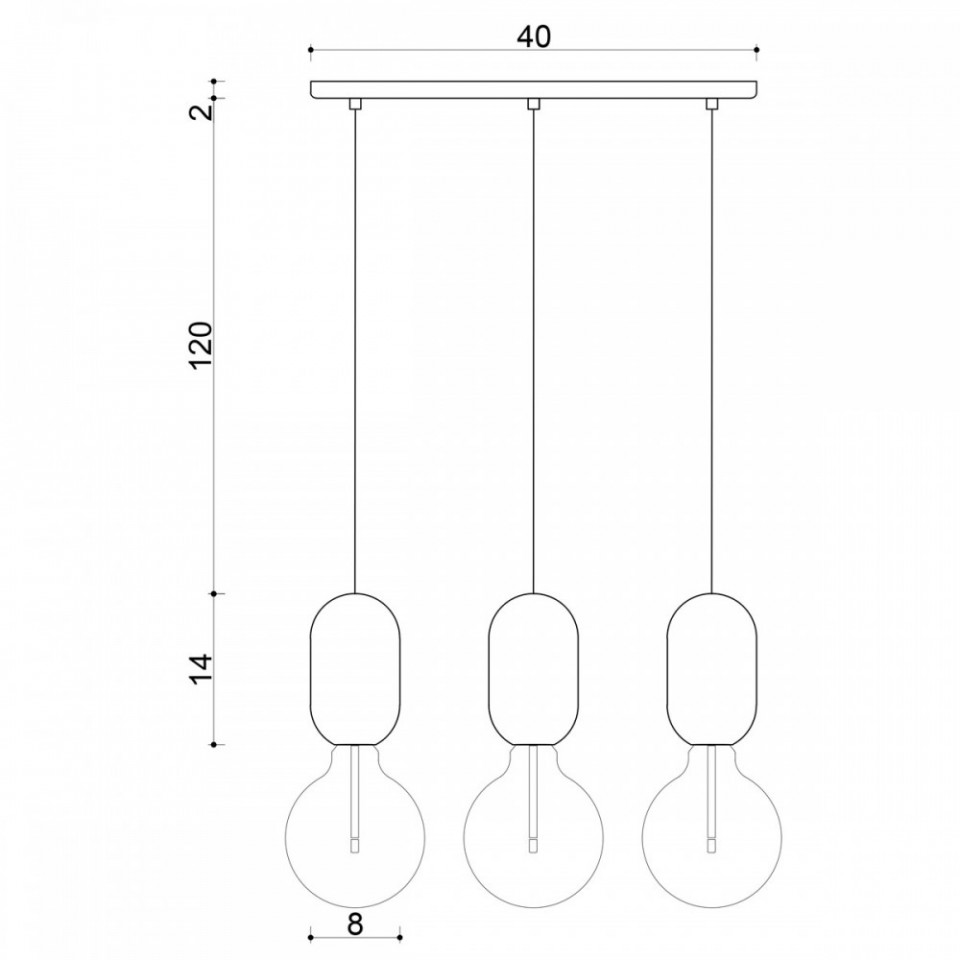 DREWNIANA LAMPA SUFITOWA LOFT BARILLE 3L E27 LAMPA WISZĄCA NA LISTWIE KOLOROWE KABLE