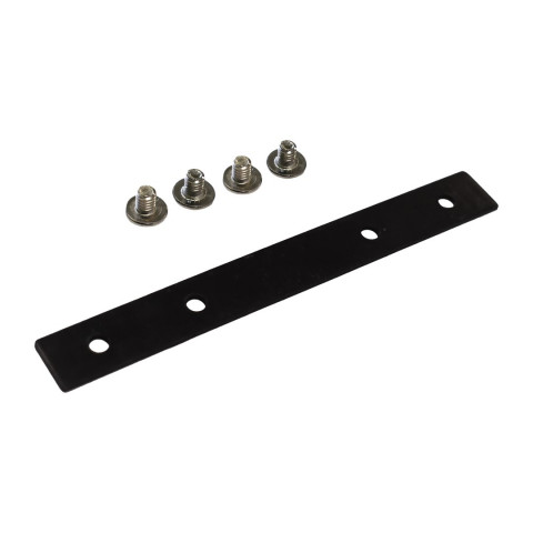 Metalowy czarny łącznik prosty MAGNETIC TRACK