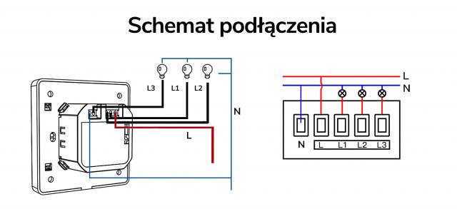 Włącznik potrójny T579