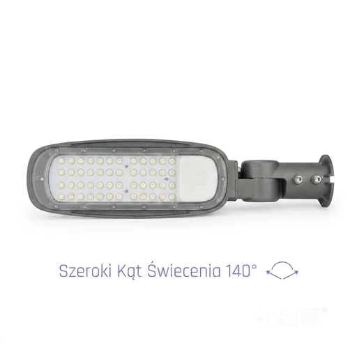 Oprawa uliczna LED VESPA PRO 40W KOBI kod produktu 001881, szeroki panel LED dla kąta świecenia 140 stopni