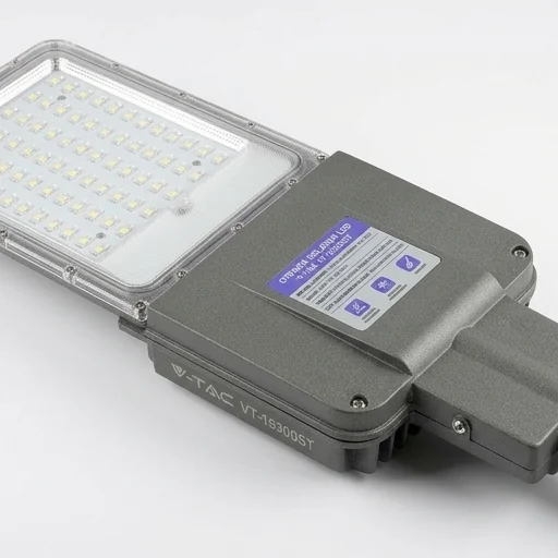 Oprawa LED solarna V-TAC VT-15300ST z aluminiową obudową, kod produktu VT-15300ST