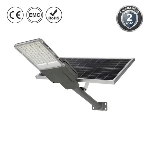 Oprawa LED solarna V-TAC VT-15300ST z certyfikatami CE, EMC, ROHS i gwarancją 2 lata, kod produktu VT-15300ST