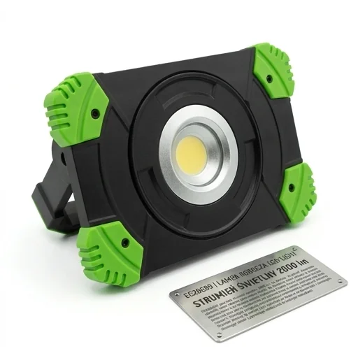 Lampa robocza LED ECO LIGHT EC20689 – strumień świetlny 2000 lm, zdjęcie produktowe