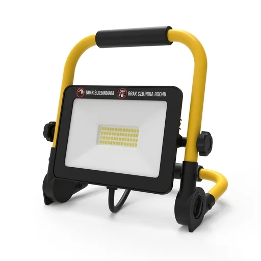 Naświetlacz LED Eko-Light EKN0732 z oznaczeniem braku ściemniania i czujnika ruchu, zdjęcie produktowe na białym tle.
