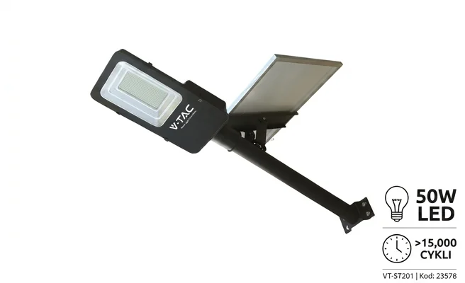 Energooszczędność i trwałość oprawy ulicznej LED 50W V-TAC VT-ST201 kod 23578