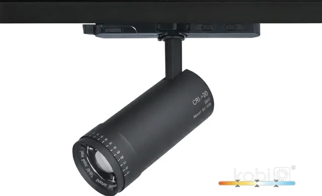 Reflektor LED CRI 90 czarny Kobi Pro 001829 – zdjęcie produktowe