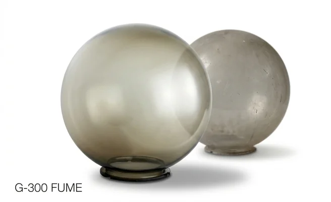 Klosz G-300 FUME Su-Ma - estetyczne odświeżenie lampy ogrodowej LED