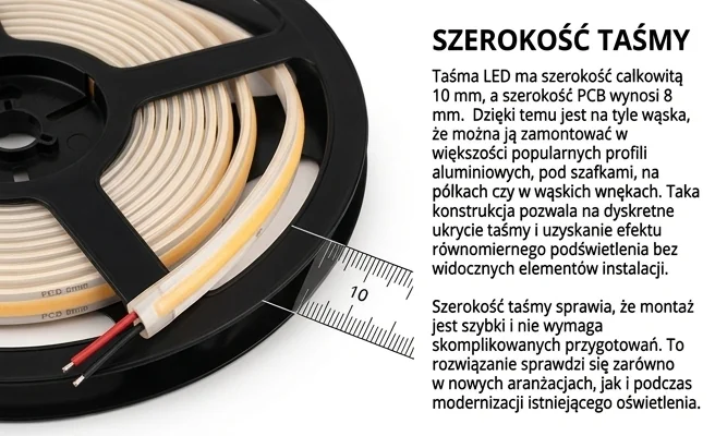 Taśma LED SMD_LED 84999 szerokość 10 mm, zdjęcie produktowe