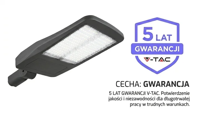 Oprawa uliczna LED V-TAC SAMSUNG CHIP 100W VT-103ST SKU 954 – 5 lat gwarancji na zdjęciu produktowym