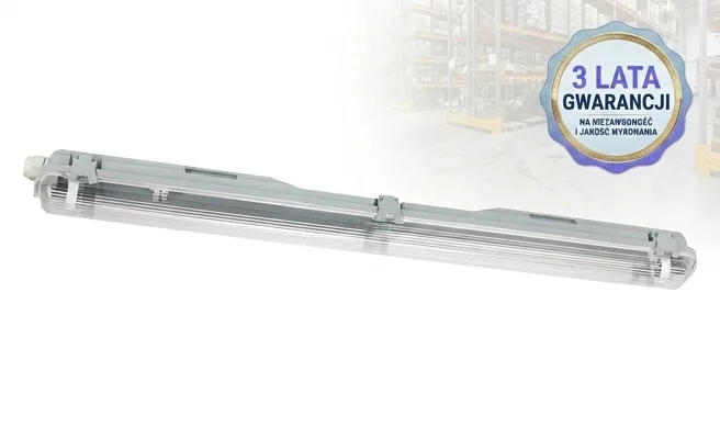 Oprawa LED VANTA 1xT8 60cm szara ABS/PS LITE 203860-II - zdjęcie cechy gwarancji 3 lata