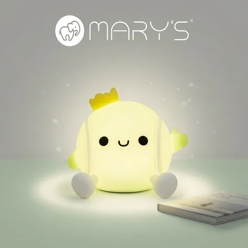Lampka nocna LED MARY'S Piłka tenisowa MW61493 - lampka do czytania i wyciszenia przed snem, zdjęcie katalogowe