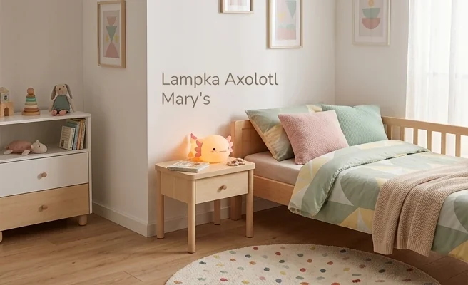 Lampka nocna LED Aksolotl różowy MW61489 o kompaktowych wymiarach 180x130x67 mm, zdjęcie produktowe