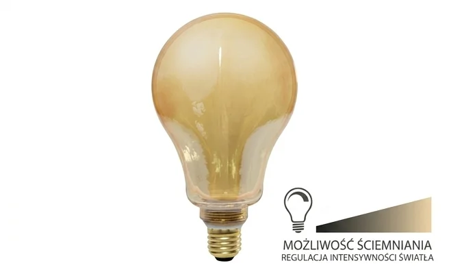 Żarówka LED SERIA ZERO SZ61357 z funkcją ściemniania, symbol regulacji jasności
