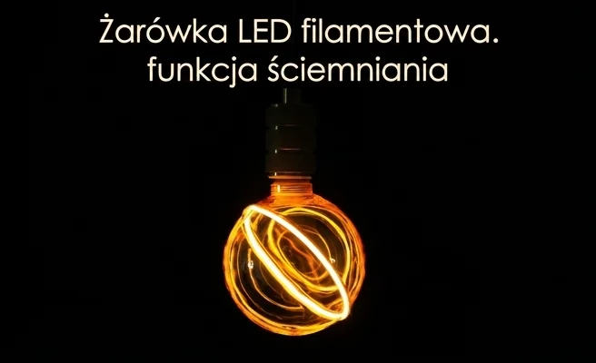 Żarówka LED SERIA ZERO SZ61355, funkcja ściemniania, bursztynowa kula z gwintem E27 na białym tle