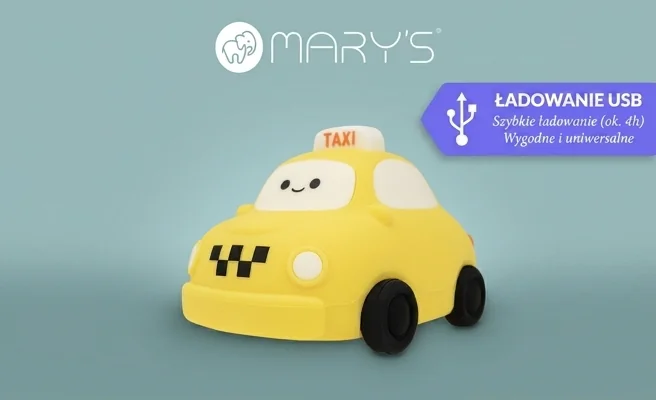 Lampka nocna LED Taxi MW61413 - ładowanie przez USB, realistyczne zdjęcie produktu