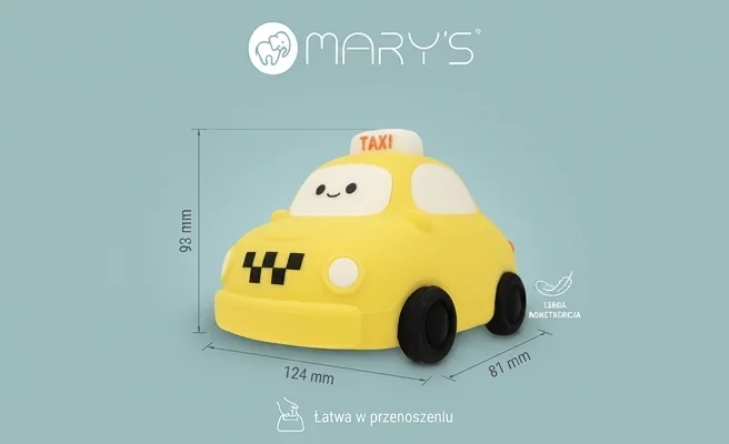 Lampka nocna LED Taxi MW61413 - mobilna i lekka, realistyczne zdjęcie produktu