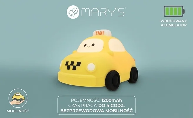 Lampka nocna LED Taxi MW61413 - akumulator 1200mAh, realistyczne zdjęcie produktu