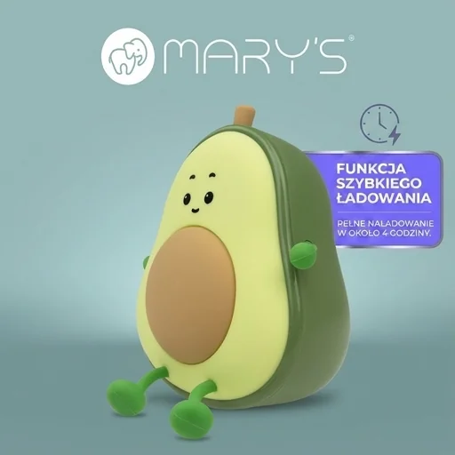 Lampka nocna Avokado MARY'S MW61411 z szybkim ładowaniem - zdjęcie produktowe