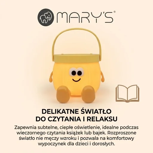Lampka nocna LED Dynia MARY'S MW61407 do czytania i relaksu, zdjęcie produktowe, kod produktu MW61407.