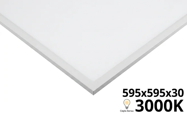 Panel LED EC61264 3000K - ciepła barwa światła, zdjęcie produktowe na białym tle