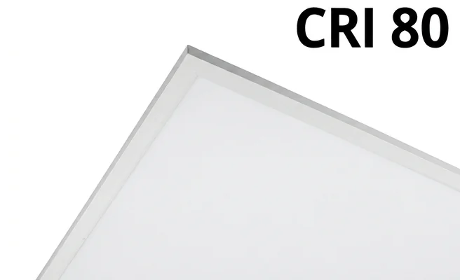 Panel LED EC61264 CRI 80 - naturalne odwzorowanie kolorów, zdjęcie produktowe na białym tle
