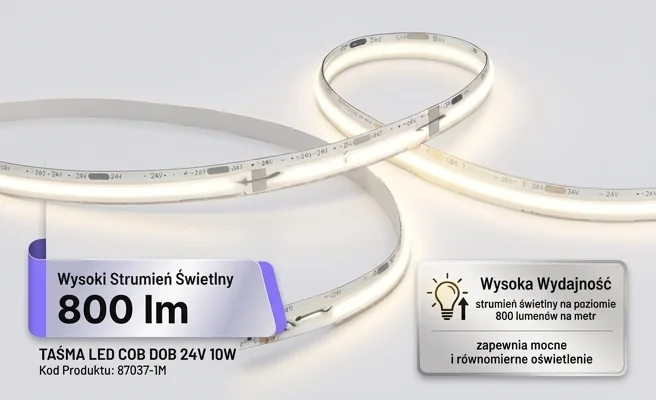 Strumień świetlny 800 lm, taśma LED 87037-1M, zdjęcie produktowe