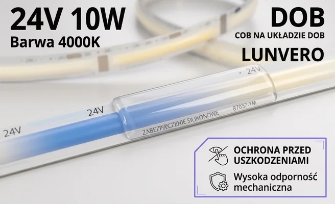 Wysoka odporność mechaniczna, powłoka silikonowa, taśma LED 87037-1M, zdjęcie produktowe