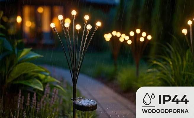 Lampka solarna Multi 8 Eko-Light EKO2496 IP44 odporna na deszcz - realistyczna fotografia produktu
