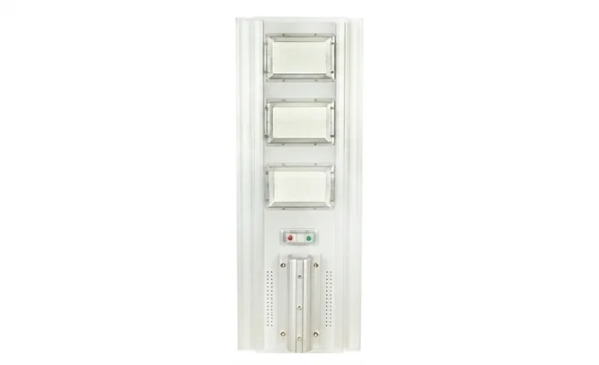 Oprawa uliczna LED V-TAC VT-30301 SKU 6758 z certyfikatami CE, EMC, ROHS i gwarancją 2 lata, widok z przodu