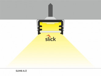 Profil LED natynkowy SLIM8 biały TOPMET - 1m